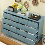 Famapy Versatile 10 - Drawer Cabinet Dresser Chest: Ample Storage, Elegant Design Ideal for Any Room
