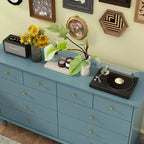 Famapy Versatile 10 - Drawer Cabinet Dresser Chest: Ample Storage, Elegant Design Ideal for Any Room