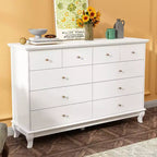 Famapy Versatile 10 - Drawer Cabinet Dresser Chest: Ample Storage, Elegant Design Ideal for Any Room