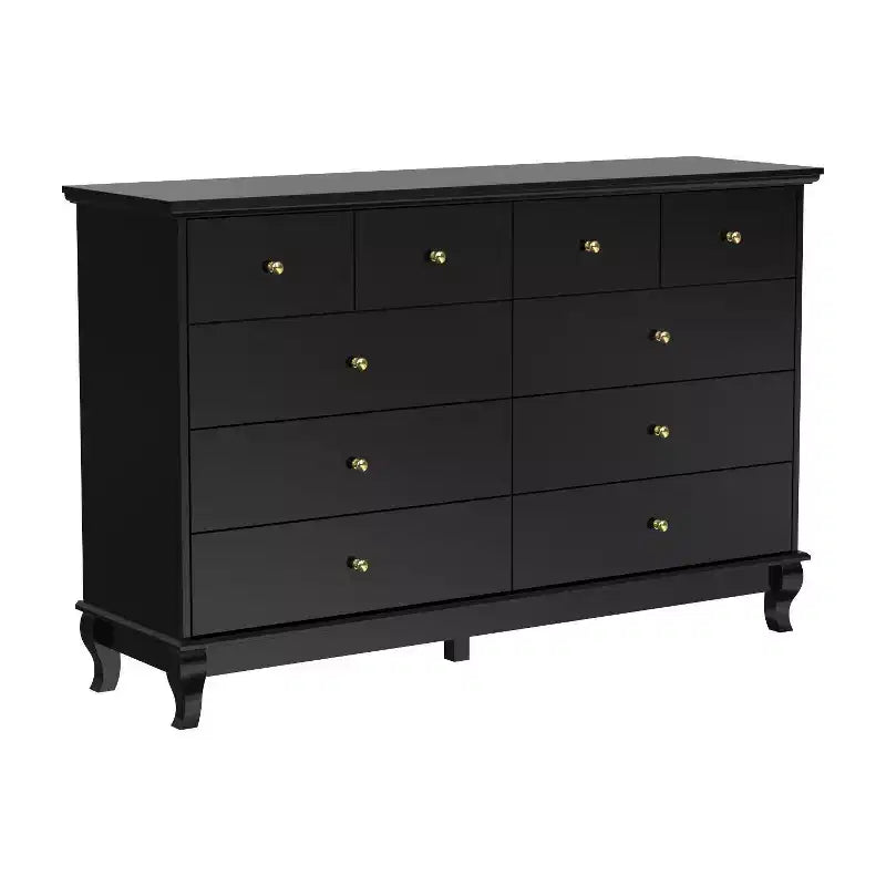 Famapy Versatile 10 - Drawer Cabinet Dresser Chest: Ample Storage, Elegant Design Ideal for Any Room