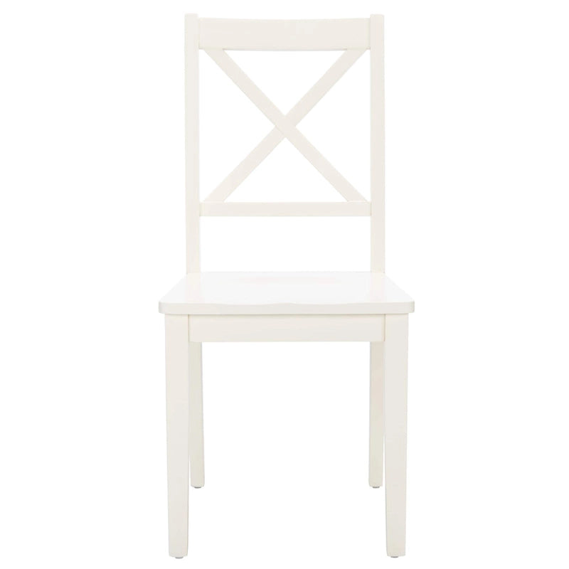 SAFAVIEH Lulla Farmhouse x-Back Dining Chair (Set of 2)