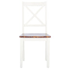 SAFAVIEH Lulla Farmhouse x-Back Dining Chair (Set of 2)