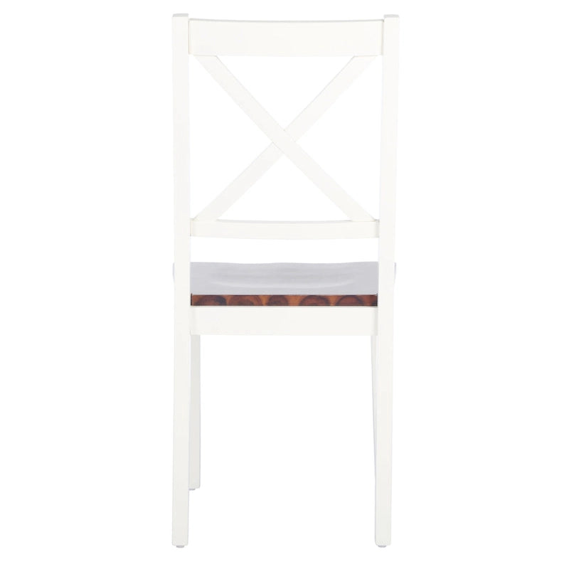 SAFAVIEH Lulla Farmhouse x-Back Dining Chair (Set of 2)