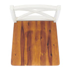 SAFAVIEH Lulla Farmhouse x-Back Dining Chair (Set of 2)