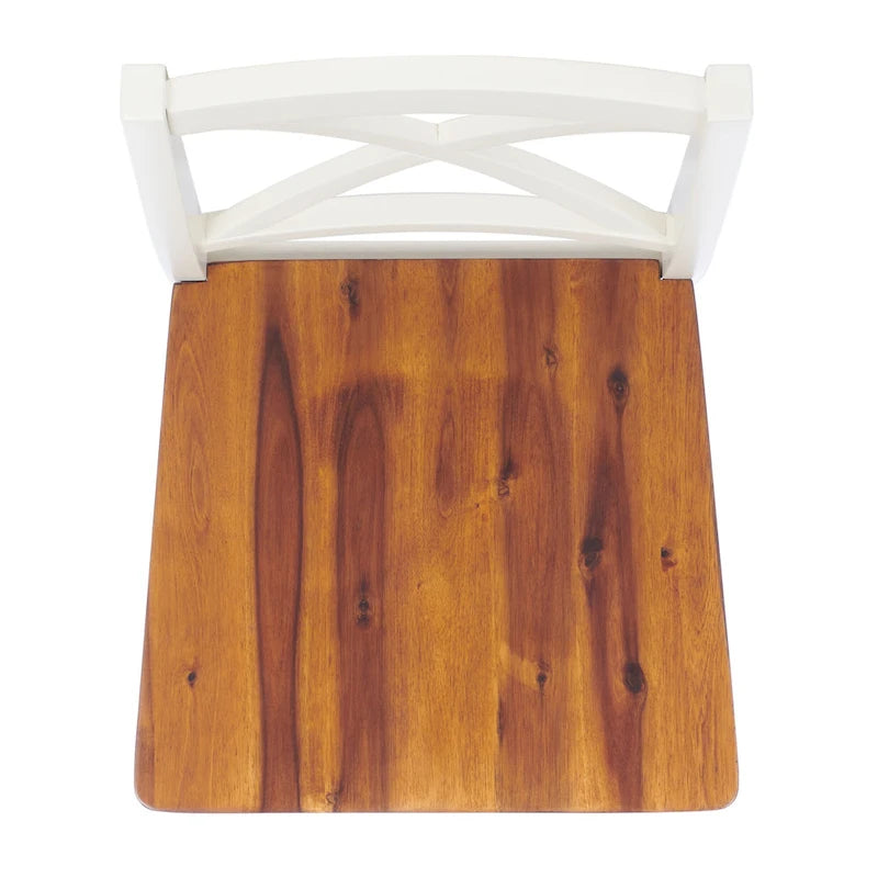 SAFAVIEH Lulla Farmhouse x-Back Dining Chair (Set of 2)