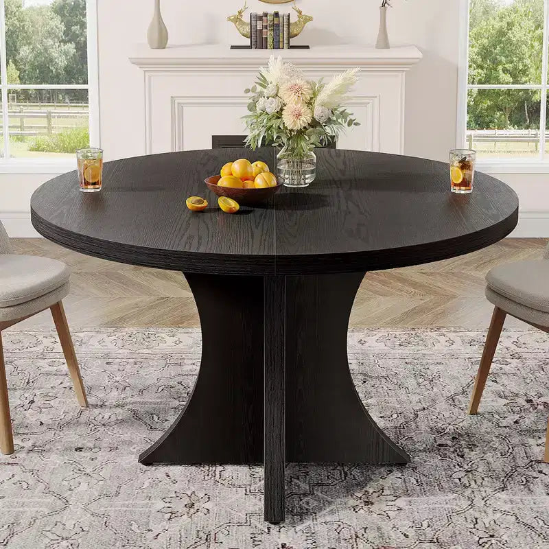 Tribesigns 47 Dining Room Table for 4-6 People, Wood Dinner Table