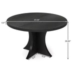 Tribesigns 47 Dining Room Table for 4-6 People, Wood Dinner Table