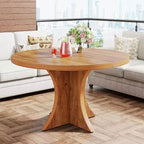 Tribesigns 47 Dining Room Table for 4-6 People, Wood Dinner Table