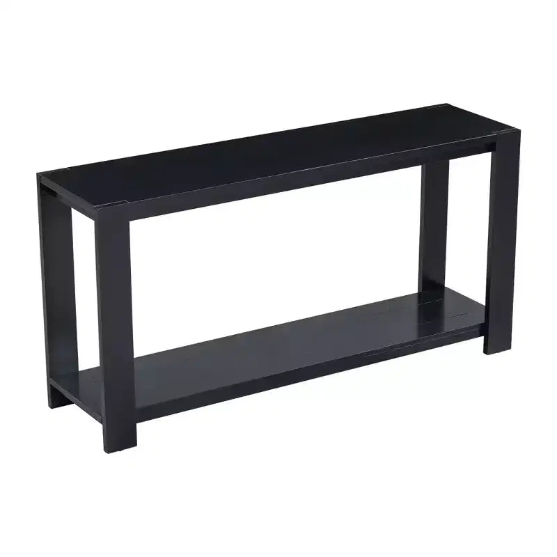 59.8W Minimalist Console Table with Bottom Shelf and 4 Legs, Entryway Table 4B - ModernLuxe