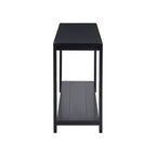 59.8W Minimalist Console Table with Bottom Shelf and 4 Legs, Entryway Table 4B - ModernLuxe