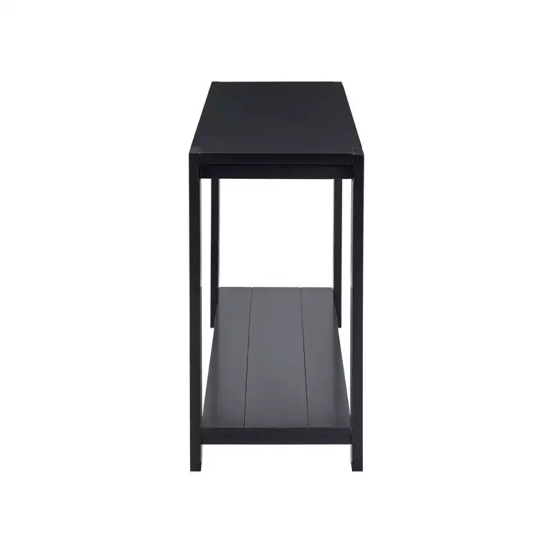 59.8W Minimalist Console Table with Bottom Shelf and 4 Legs, Entryway Table 4B - ModernLuxe