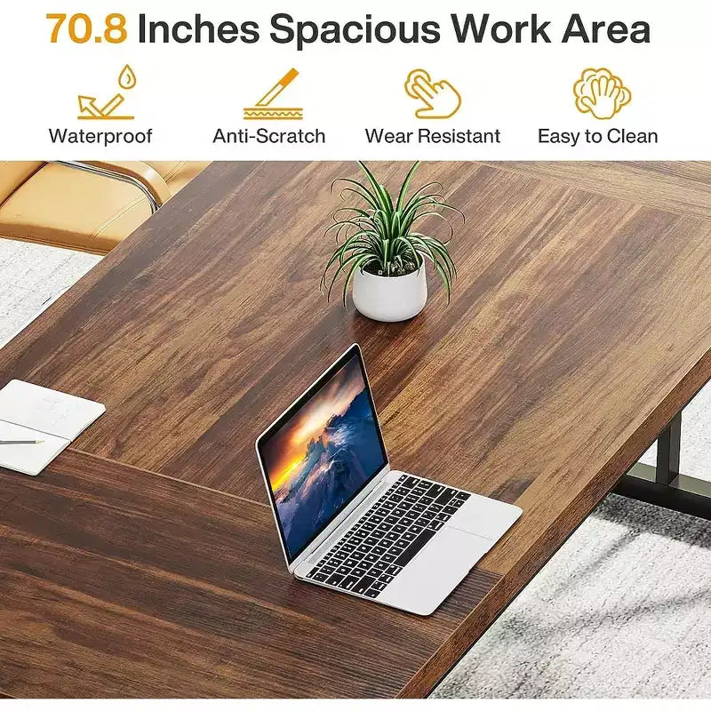 Tavolo da conferenza Lantine 6FT, 180 x 80 x 75 cm (L x P x A)
