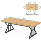 Tavolo da conferenza Lantine 6FT, 180 x 80 x 75 cm (L x P x A)