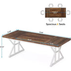 Tavolo da conferenza Lantine 6FT, 180 x 80 x 75 cm (L x P x A)