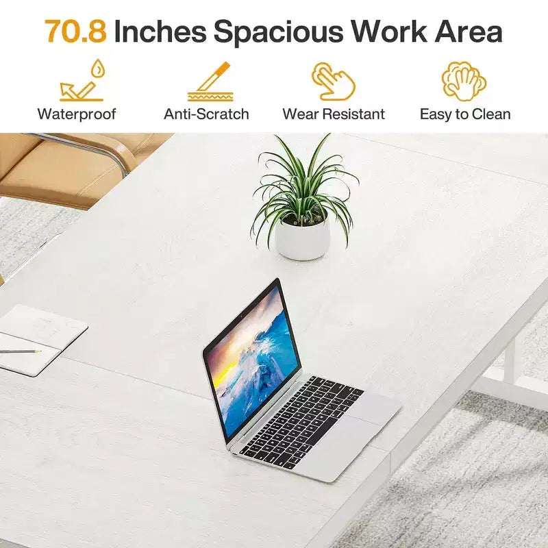 Tavolo da conferenza Lantine 6FT, 180 x 80 x 75 cm (L x P x A)
