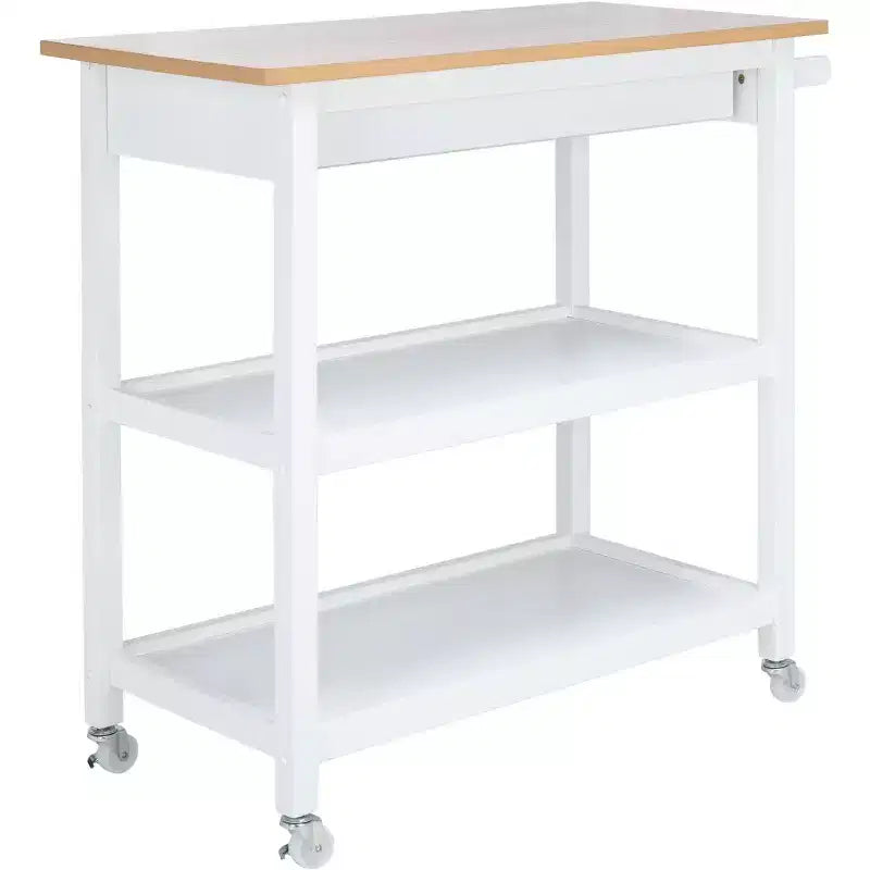 Carrello da Cucina Cohyn con 2 Cassetti e 3 Ripiani - KCH1401 - Safavieh