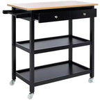 Carrello da Cucina Cohyn con 2 Cassetti e 3 Ripiani - KCH1401 - Safavieh
