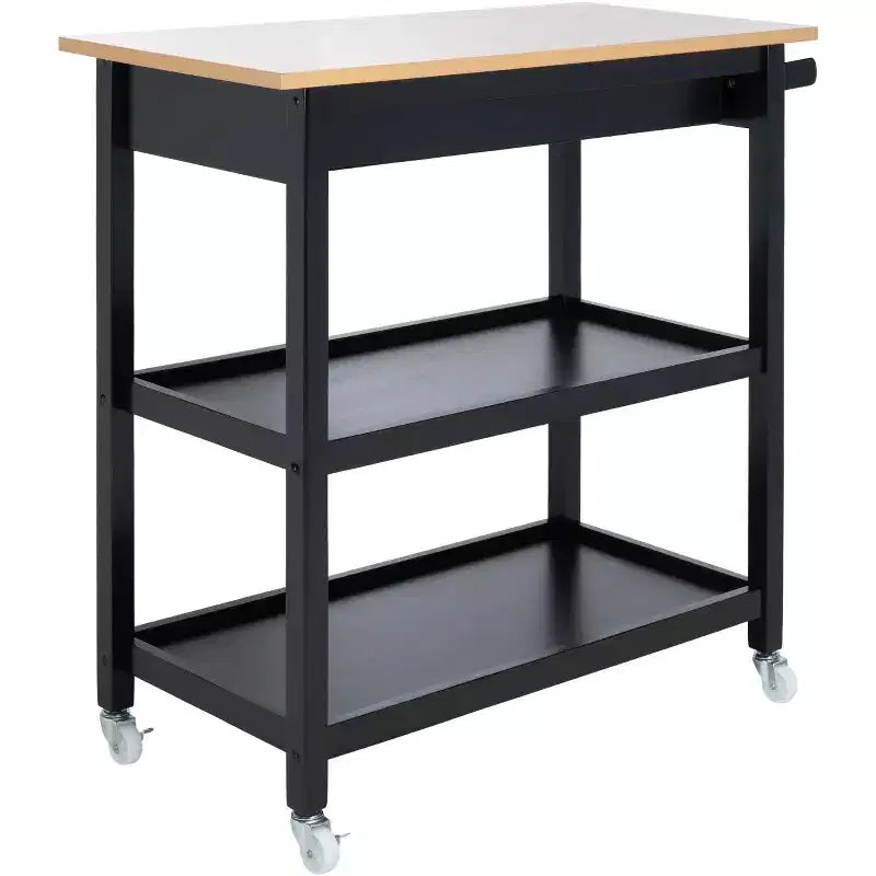 Carrello da Cucina Cohyn con 2 Cassetti e 3 Ripiani - KCH1401 - Safavieh