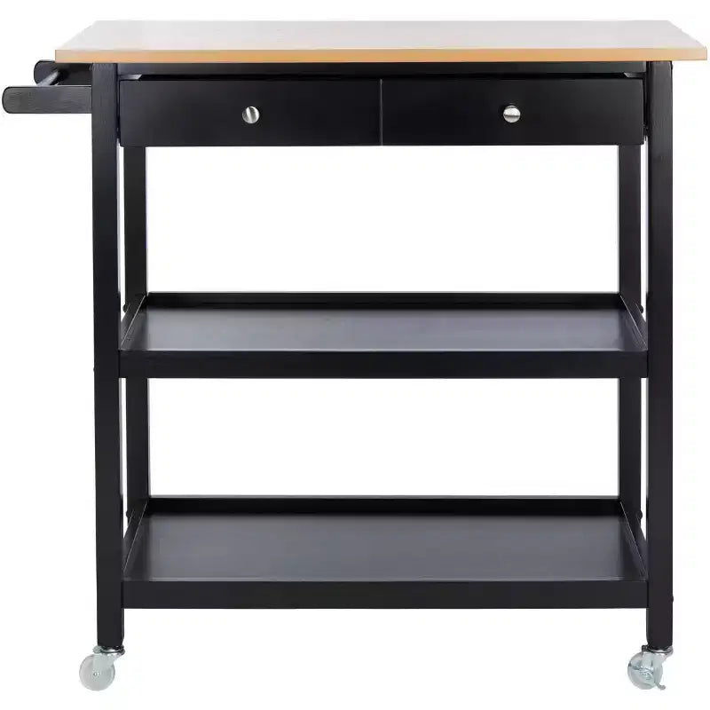 Cohyn 2 Drawer 3 Shelf Kitchen Cart - KCH1401 - Safavieh