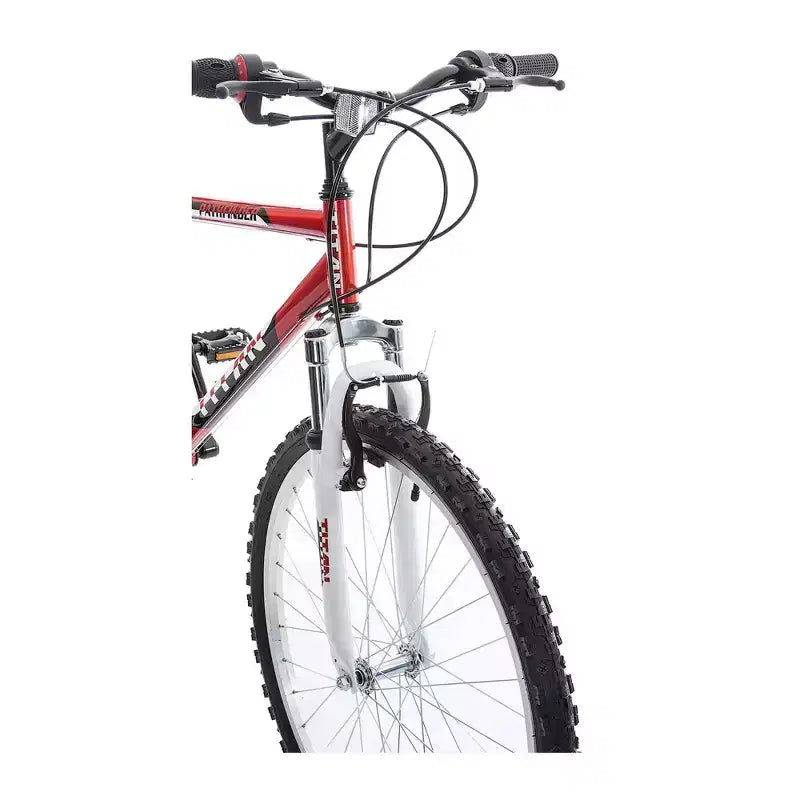 Bici da montagna Titan Pathfinder da uomo 18 velocità per tutti i terreni con sospensioni anteriori