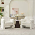 Hyleory Downy Fluffy Cloud Sedia accento imbottita, poltrona per camera da letto, area reception, sala lettura, soggiorno