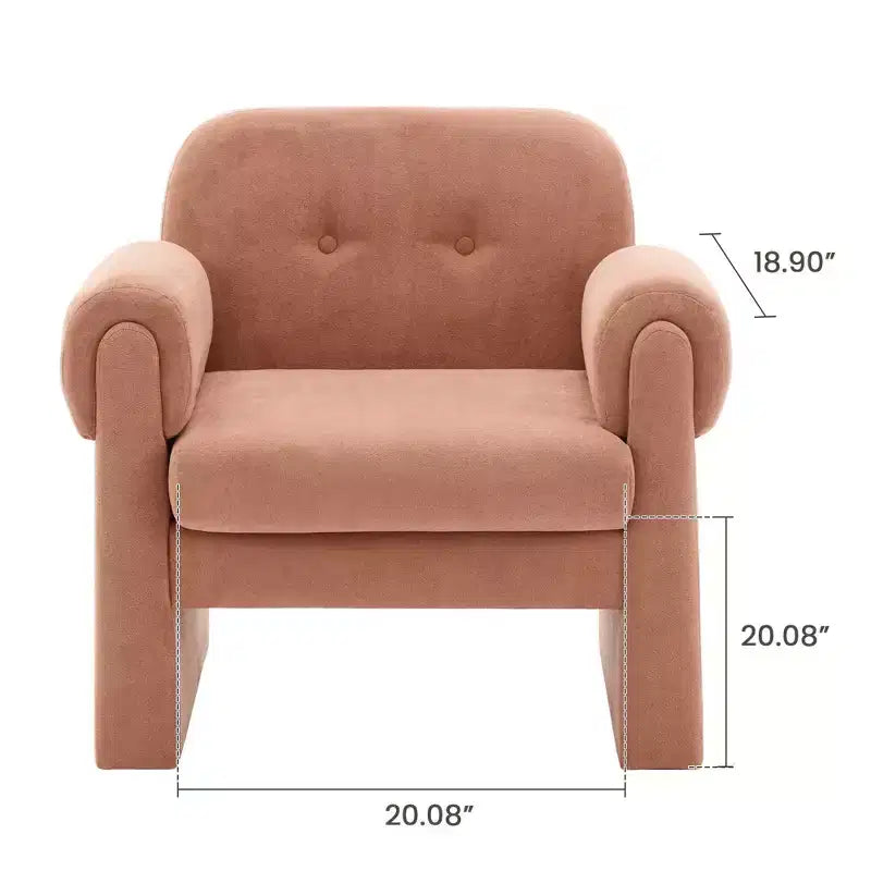 Hyleory Downy Fluffy Cloud Sedia accento imbottita, poltrona per camera da letto, area reception, sala lettura, soggiorno