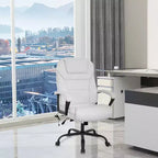 FDW Big and Tall Executive Office Chair with Lumbar Support Wide Seat Adjustable Height and Swivel Function Perfect for Home and Office Use