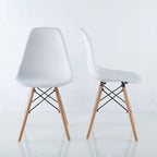 Round Dining Table Set for 4,5-Piece Modern Dining Table with 4 Chairs