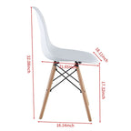 Round Dining Table Set for 4,5-Piece Modern Dining Table with 4 Chairs