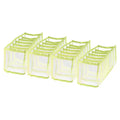 Unique Bargains Foldable Drawer Organizers Storage Bins for Storing Socks Underpants Ties 4 Pcs
