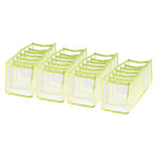 Unique Bargains Foldable Drawer Organizers Storage Bins for Storing Socks Underpants Ties 4 Pcs
