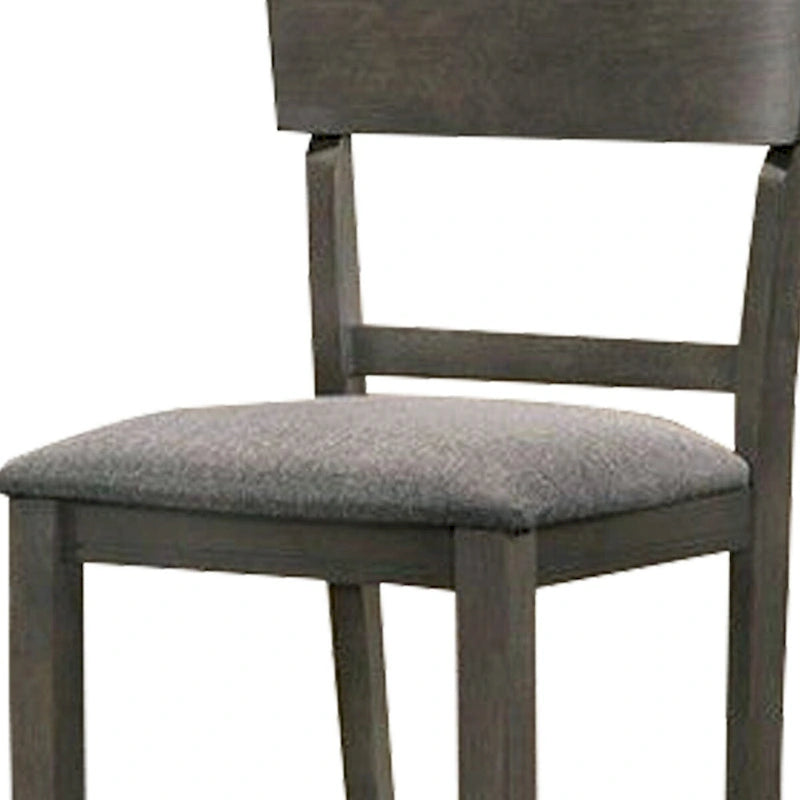 Sedia in Legno Altezza Bancone con Schienale Curvo, Set da 2 - 18,5 L x 20,5 P x 40 A