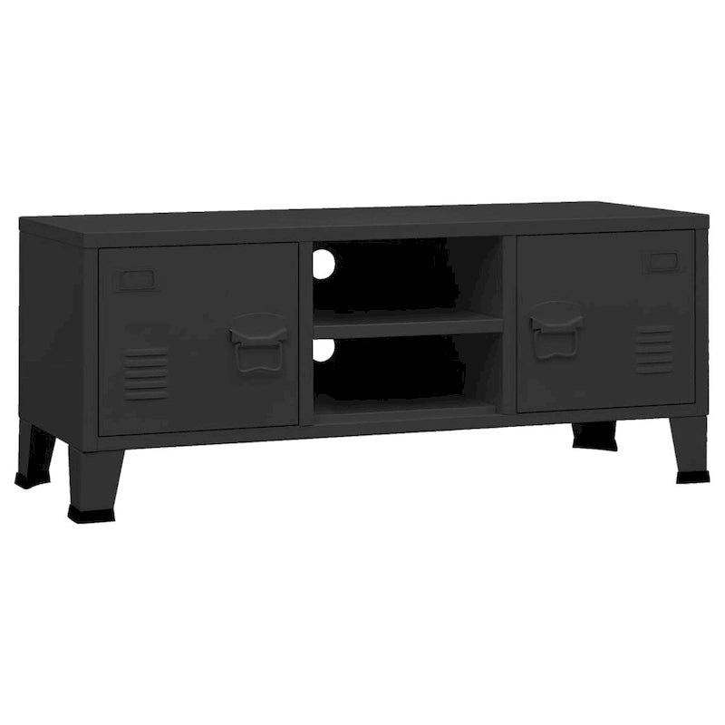 vidaXL Mobile TV Tavolo Consolle Credenza Armadietto Unità Media Mobiletto Metallo - 41.3 x 13.8 x 16.5