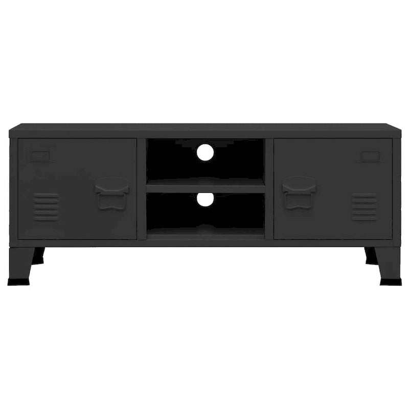 vidaXL Mobile TV Tavolo Consolle Credenza Armadietto Unità Media Mobiletto Metallo - 41.3 x 13.8 x 16.5
