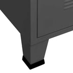 vidaXL TV Stand TV Console Sideboard TV Unit Home Media Unit Cupboard Metal - 41.3 x 13.8 x 16.5