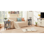 VECELO Comodini moderni set da 2 con cassetto e ripiano portaoggetti