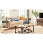 VECELO Comodini moderni set da 2 con cassetto e ripiano portaoggetti