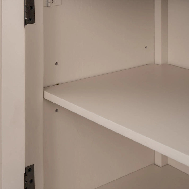 Credenza Buffet con Ante e Ripiano Regolabile in Legno