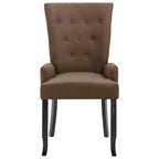vidaXL Dining Chairs with Armrests 1/2/4/6 pcs Multicolor Fabric - 21.3 x 22 x 41.7