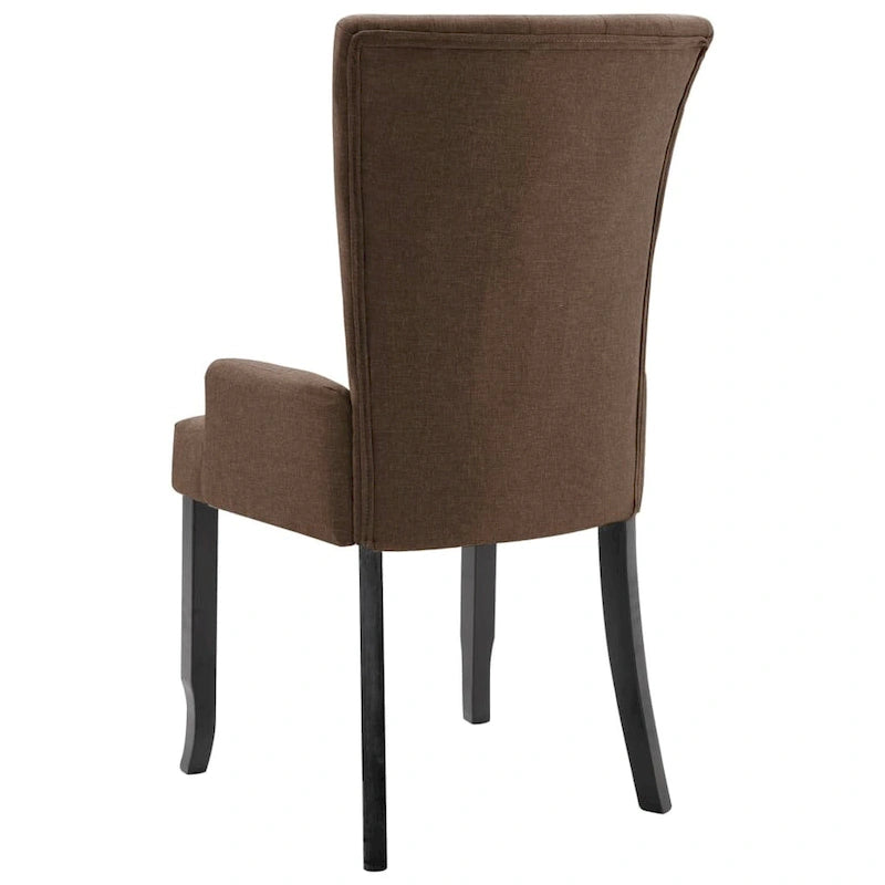 vidaXL Sedie da pranzo con braccioli 1/2/4/6 pz in tessuto multicolore - 54 x 56 x 106 cm