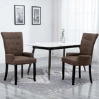 vidaXL Dining Chairs with Armrests 1/2/4/6 pcs Multicolor Fabric - 21.3 x 22 x 41.7