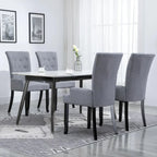 vidaXL Dining Chairs with Armrests 1/2/4/6 pcs Multicolor Fabric - 21.3 x 22 x 41.7