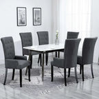 vidaXL Dining Chairs with Armrests 1/2/4/6 pcs Multicolor Fabric - 21.3 x 22 x 41.7