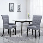 vidaXL Dining Chairs with Armrests 1/2/4/6 pcs Multicolor Fabric - 21.3 x 22 x 41.7