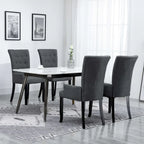 vidaXL Dining Chairs with Armrests 1/2/4/6 pcs Multicolor Fabric - 21.3 x 22 x 41.7