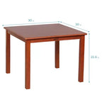 ECR4Kids 30in x 30in Square Hardwood Table with 22in Legs, Childrens Furniture