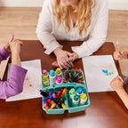 ECR4Kids 30in x 30in Square Hardwood Table with 22in Legs, Childrens Furniture