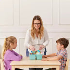 ECR4Kids 30in x 30in Square Hardwood Table with 22in Legs, Childrens Furniture