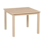 ECR4Kids 30in x 30in Square Hardwood Table with 22in Legs, Childrens Furniture
