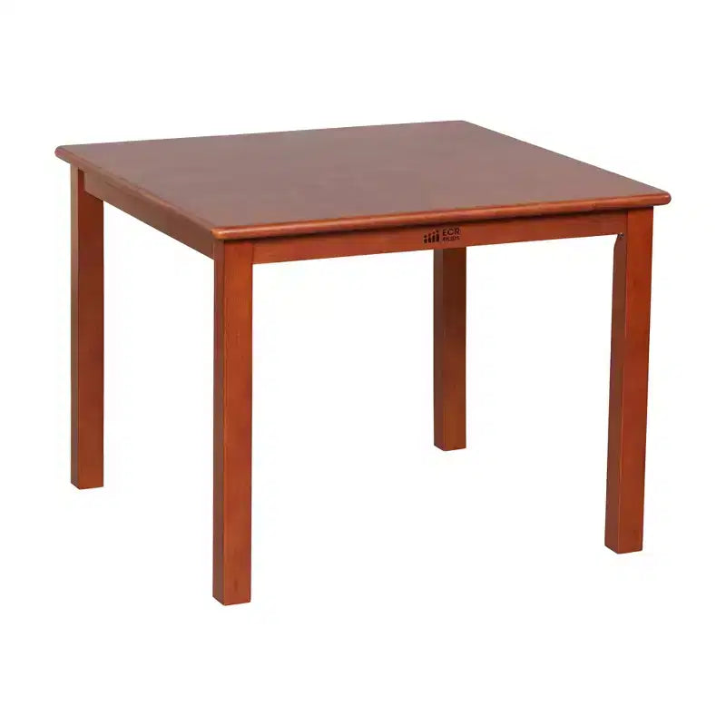 ECR4Kids 30in x 30in Square Hardwood Table with 22in Legs, Childrens Furniture